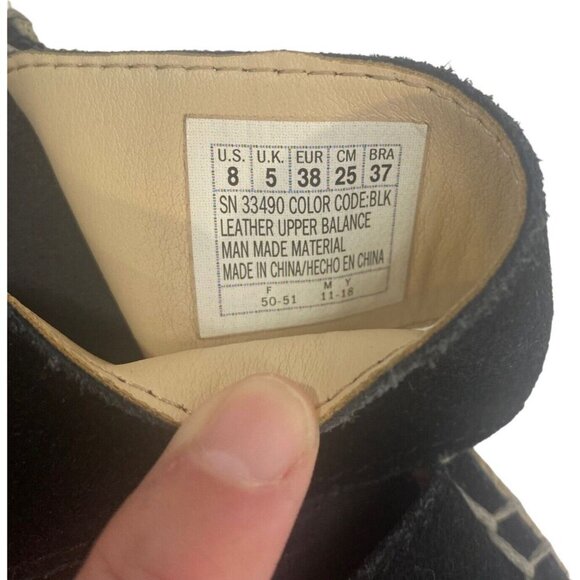 SKECHERS BOBS Women Memory Foam Slip On Sandals Size 8 Black Summer S-20 - Picture 5 of 7